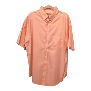 Men’s Roundtree & Yorke Gold Label Cotton Button Down Shirt - XLT